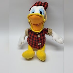 Rare Disney Parks Donald Duck Alaska Cruise Line Soft Plush Cuddly Toy 11" USA